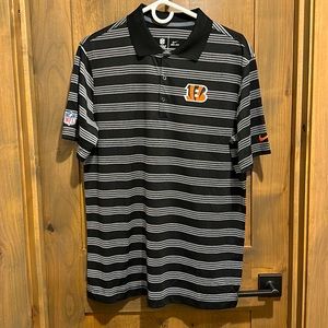 Men’s Nike Dri-Fit NFL Cincinnati Bengals Polo - size medium